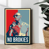 andrew tate top g No brokies - wall art
